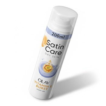 Venus Satin Care Women's Shave Gel, Vitamin E Burst with Olay, 200ml