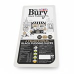 The Bury Black Pudding Co. 4 Traditional Black Pudding Slices 230g