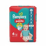 Pampers Baby-Dry Nappy Pants Size 4, 38 Nappies, 9kg-15kg, Essential Pack