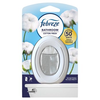 Febreze Bathroom, Continuous Air Freshener Cotton Fresh 1 Count