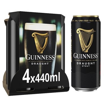 Guinness Draught in a Can 4.2% vol 4 x 440ml Cans
