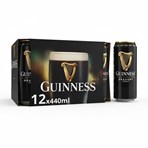 Guinness Draught Stout Beer 4.1% vol 12x440ml Cans