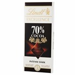 Lindt Excellence Dark 70% Cocoa Chocolate Bar 100g