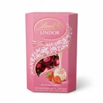 Lindt Lindor Strawberries & Cream Chocolate Truffles Box 200g