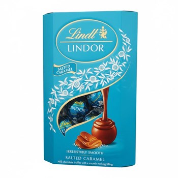 Lindt Lindor Salted Caramel Chocolate Truffles Box 200g