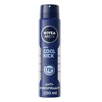 NIVEA NIVEA MEN 72h Cool Kick Anti-perspirant Spray 250ml 250ML