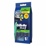 Gillette BlueII Plus Slalom Men's Disposable Razors x8