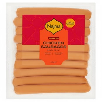 Najma Smoked Chicken Sausages 400g