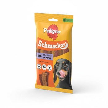 PEDIGREE SCHMACKOS Multi Mix Dog Treats Beef Poultry Lamb 20 Strips
