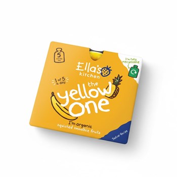 Ella's Kitchen the Yellow One Squished Smoothie Fruits 5 x 90g (450g)
