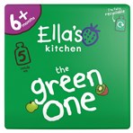 Ella's Kitchen the Green One Squished Smoothie Fruits 5 x 90g (450g)