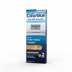 Clearblue Pregnancy Test Digital with Weeks Indicator, 2 Digital Tests