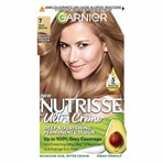 Garnier Nutrisse Ultra Crème Dye, Vegan, 7 Dark Blonde, rich, natural-looking hair color, 8-week.
