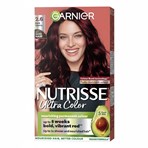 Garnier Nutrisse Ultra Color Dye, Vegan, 2.6 Dark Cherry Red, deep, luscious red hair for 8 weeks.