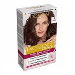 Excellence Créme 4 Brown: 100% Grey, 10x Nourished, 2x Shinier for visibly better hair.