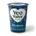 Yeo Valley Organic Blueberry Live Fruity & Creamy Yogurt 450g