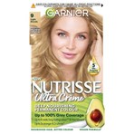 Garnier Nutrisse Ultra Crème Vegan Dye, 9 Light Blonde: Bright, luminous, long-lasting hair colour.