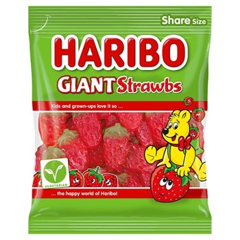 HARIBO Giant Strawbs 175g