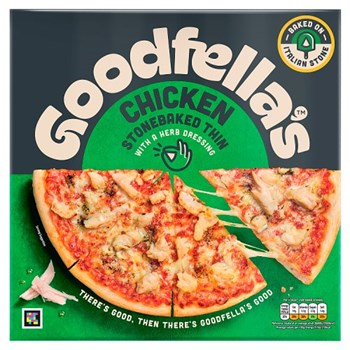 Goodfella's Stonebaked Thin Chicken with a Herb Dressing 365g