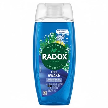 Radox Mineral Therapy 2-in-1 Shower Gel & Shampoo Feel Awake 225 ml 