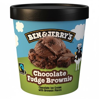 Ben & Jerry's  Ice Cream Tub Chocolate Fudge Brownie 465 ml 