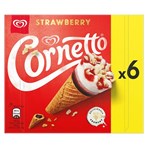 Cornetto  Ice Cream Cone Strawberry 6x 90 ml 