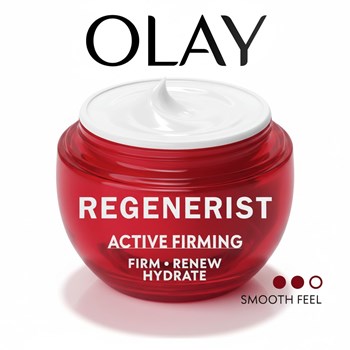 Olay Regenerist Day Face Cream Moisturiser, Anti-Ageing Niacinamide and Peptides 50ml