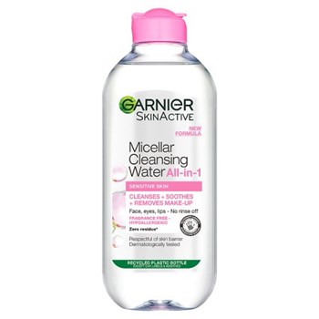 Garnier Micellar Water, Gentle face cleanser & Makeup Remover for Sensitive Skin, 400ml
