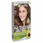 Garnier Nutrisse Ultra Crème Vegan Dye, 6 Light Brown: Soft, natural colour with brilliant shine.