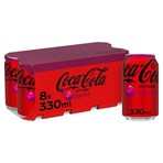 Coca-Cola Zero Sugar Cherry 8 x 330ml