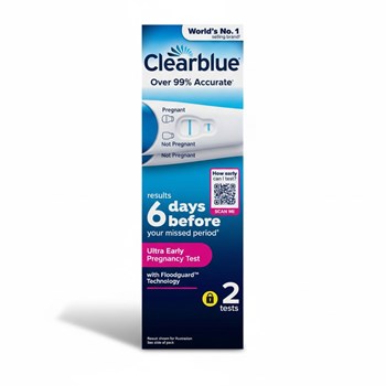 Clearblue Pregnancy Test, Ultra Early Detection, Results 6 Days Early, 2 Tests