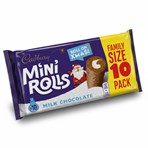 Cadbury 10 Mini Rolls Milk Chocolate