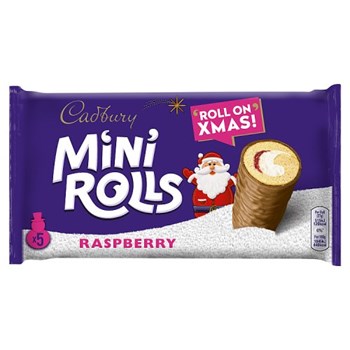 Cadbury 5 Raspberry Mini Rolls