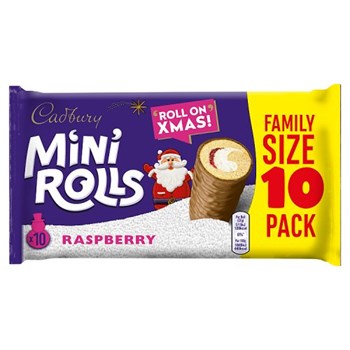 Cadbury 10 Raspberry Mini Rolls