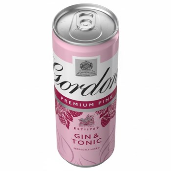 Gordon's Premium Pink Gin & Tonic 5% vol 1 x 250ml Can
