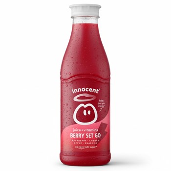 innocent Berry Set Go Raspberry, Cherry, Apple, Guarana Juice + Vitamins 750ml