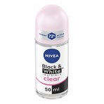 NIVEA Black & White Invisible Clear 72h Anti-perspirant Deodorant 50ML