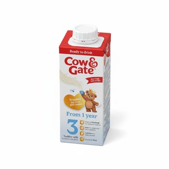Cow & Gate 3 Toddler Milk Ready to Drink Liquid Formula 1-3 Years 200ml
