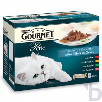 Gourmet Perle Connoisseurs Collection In Gravy 12x85g