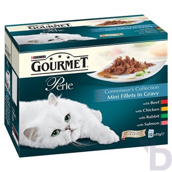 Gourmet Perle Connoisseurs Collection In Gravy 12x85g