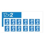 2nd Class Post Stamps 12s