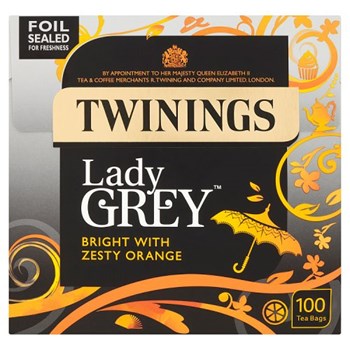 Twinings Lady Grey 100 Tea Bags 250g