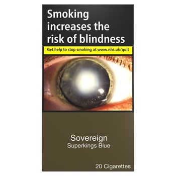 Sovereign Blue Superkings 20 Cigarettes