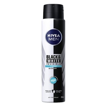 NIVEA MEN Black & White Invisible Fresh Spray 250ML
