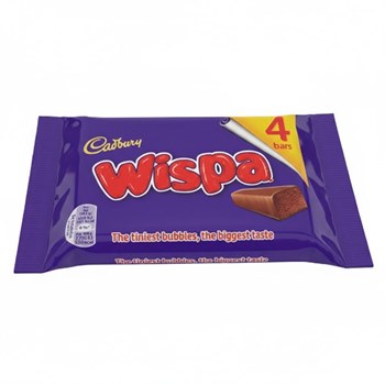Cadbury Wispa Chocolate Bar 4 Pack 120g