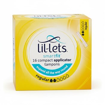 Lil-Lets SmartFit 16 Compact Applicator Tampons Regular
