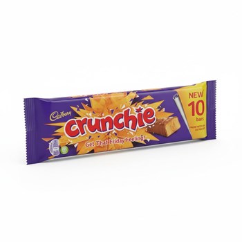 Cadbury Crunchie Chocolate Bar 10 Pack 261g