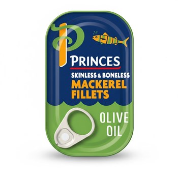 Princes Mackerel Fillets in Olive Oil 125g