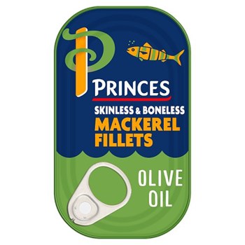 Princes Mackerel Fillets in Olive Oil 125g