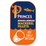 Princes Mackerel Fillets in a Hot Chilli Dressing 125g